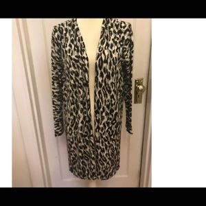 Sweet Romeo Camouflage Knit Cardigan leopard print